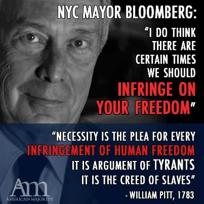 Bloomberg Infringe on Your Freedom