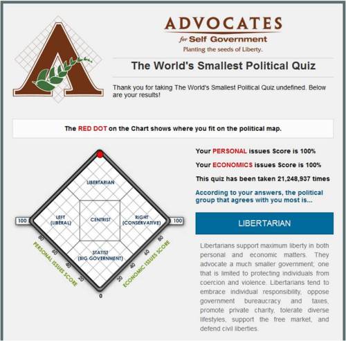 The World's Smallest Political Quiz