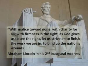Lincoln -- With Malice Toward None